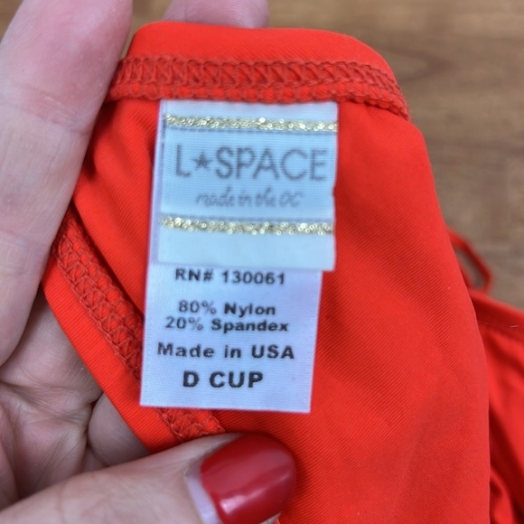 L*space fringe bikini top d cup traingle halter top sassy fun sexy - Picture 3 of 4